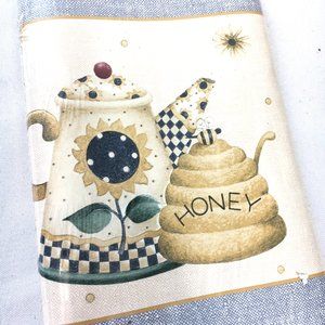 Debbie Mumm Country Cottage Core Farmhouse Charm Wallpaper Border  Vtg